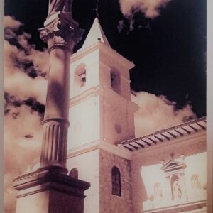 Obra fotográfica “La Virgen de las Carmelitas de Villa de Leyva” Autor: Iván Jiménez Numpaque. Tunja, Boyacá.