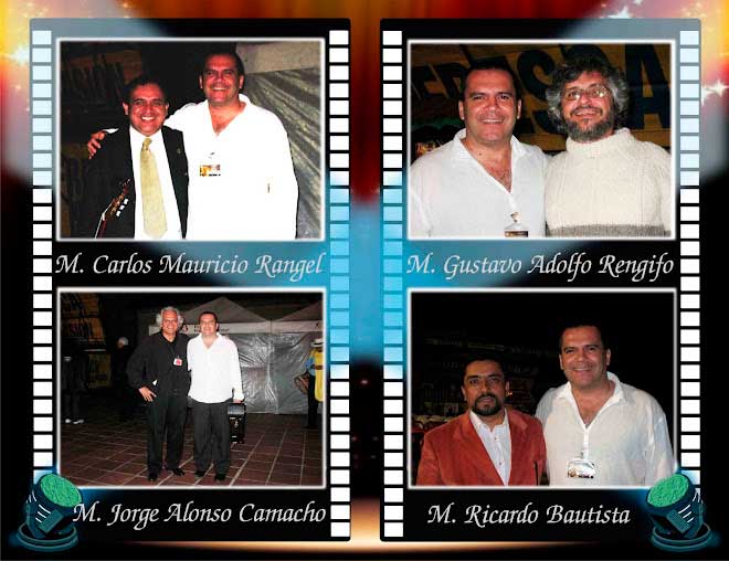 Víctor Manuel Rebellón Zea con Carlos Mauricio Rangel, Gustavo Adolfo Rengifo, Jorge Alonso Camacho y Ricardo Bautista