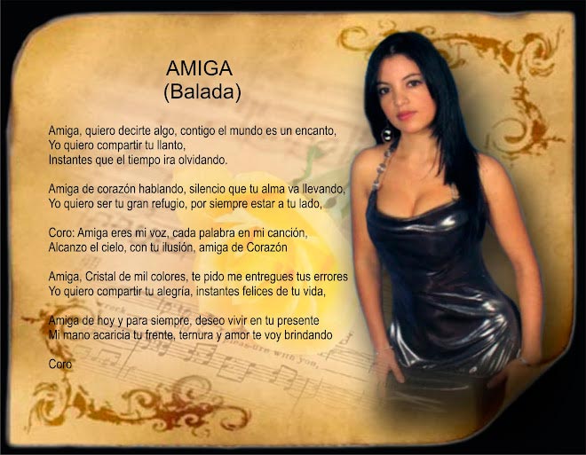 Amiga (balada). Victor Rebellón. Compositor e intérprete. Garagoa, Boyacá, Colombia.